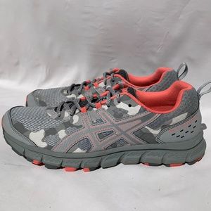 Asics Gel Scram 4 Womens Running Shoes Size 10 Pink Gray Athletic Sneakers EUC